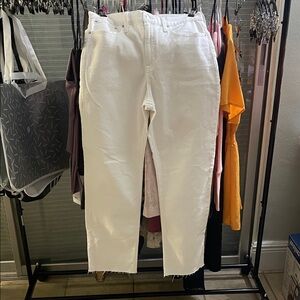 J. Crew Off-White Denim Pants